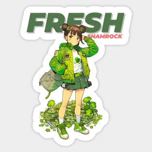 Fresh Shamrock Sticker